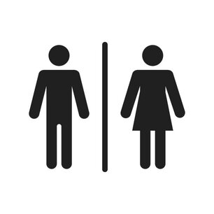 Toilet sign icon vector design illustration